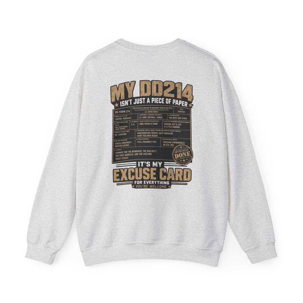 Unisex DD214 Crewneck Sweatshirt