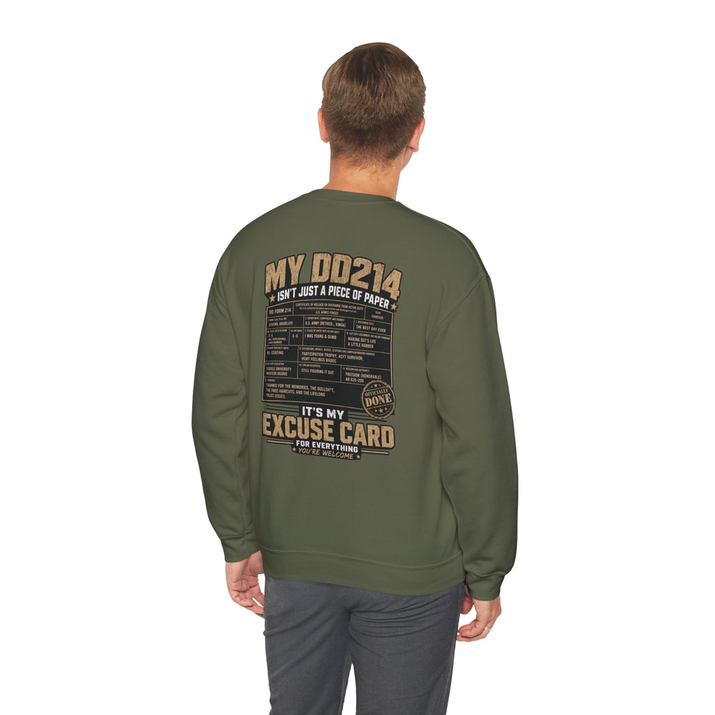 Unisex DD214 Crewneck Sweatshirt