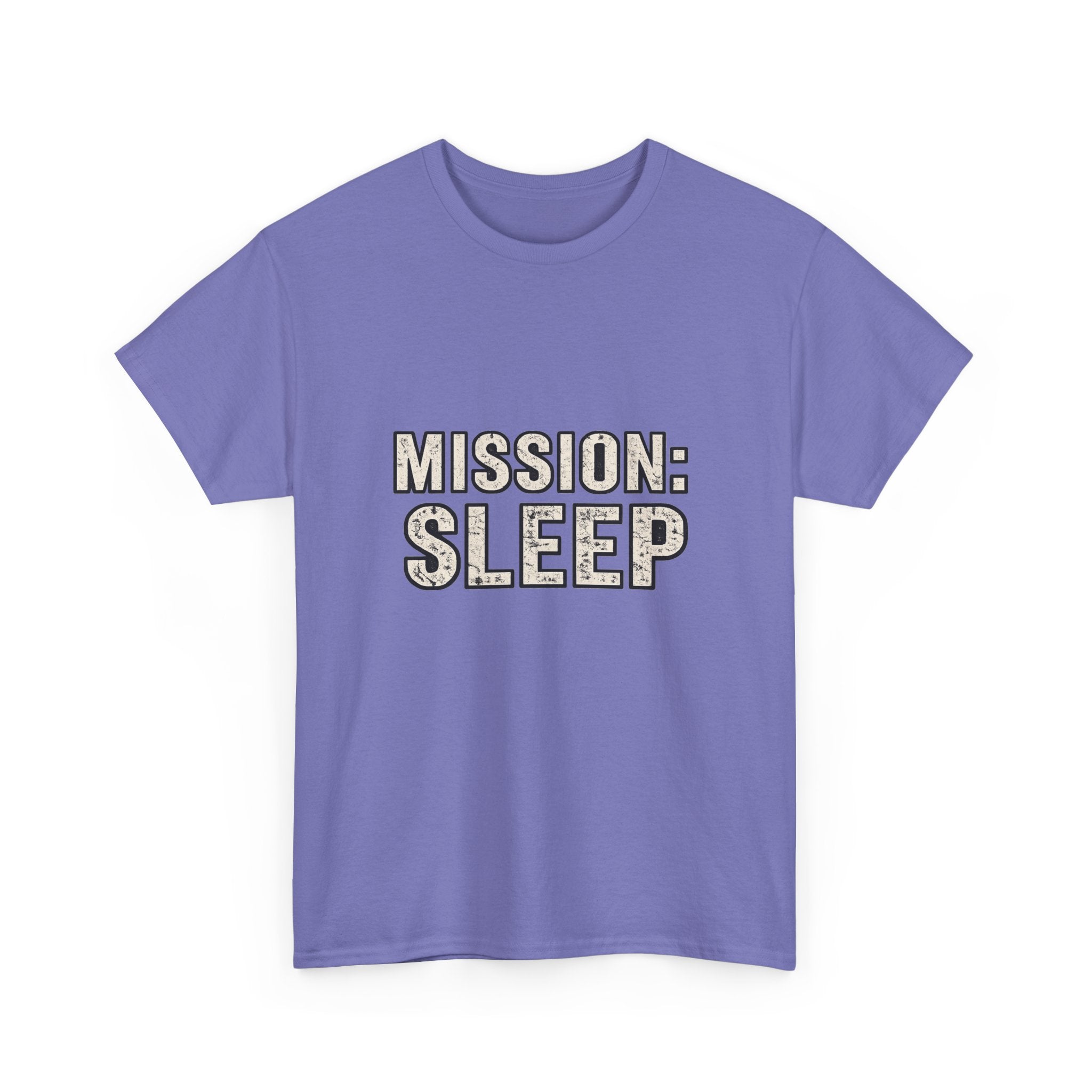 SLEEPWEAR COLLECTION :Unisex ( MISSION SLEEP) Heavy Cotton Tee