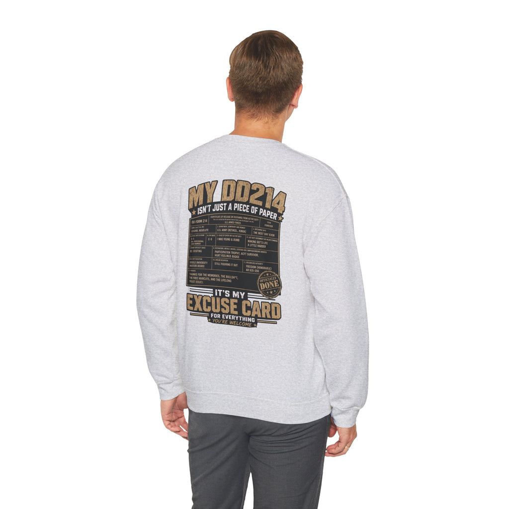 Unisex DD214 Crewneck Sweatshirt