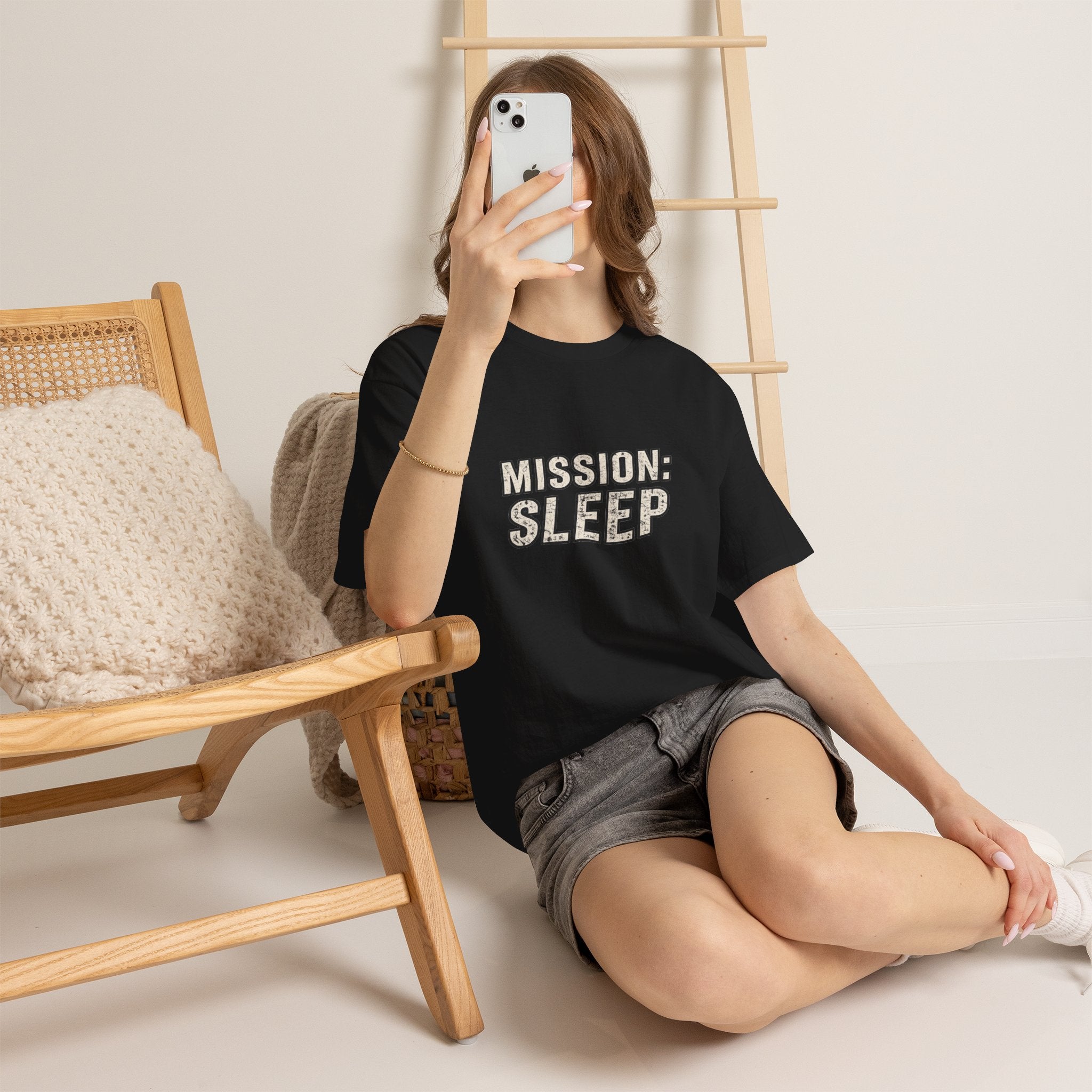 SLEEPWEAR COLLECTION :Unisex ( MISSION SLEEP) Heavy Cotton Tee