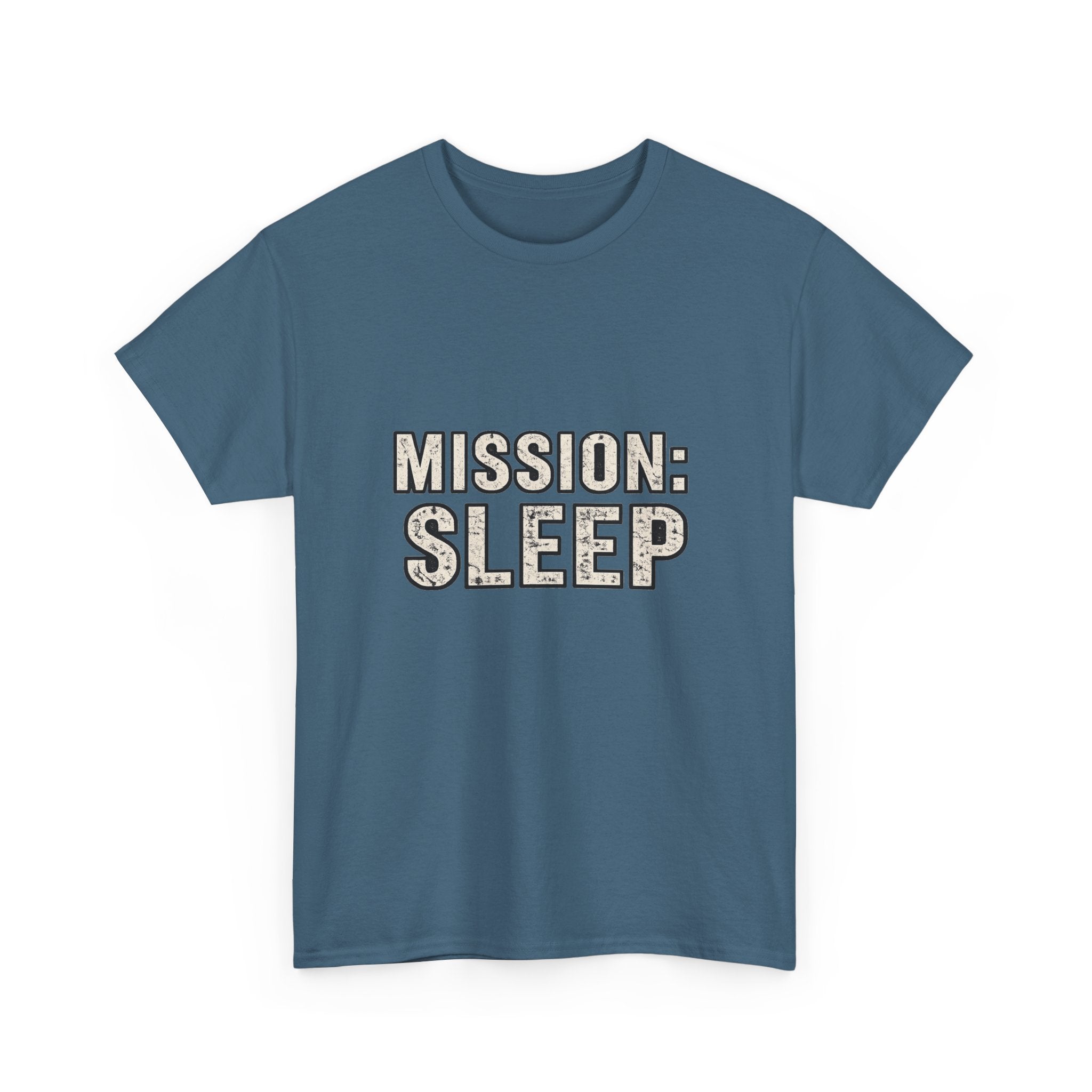 SLEEPWEAR COLLECTION :Unisex ( MISSION SLEEP) Heavy Cotton Tee