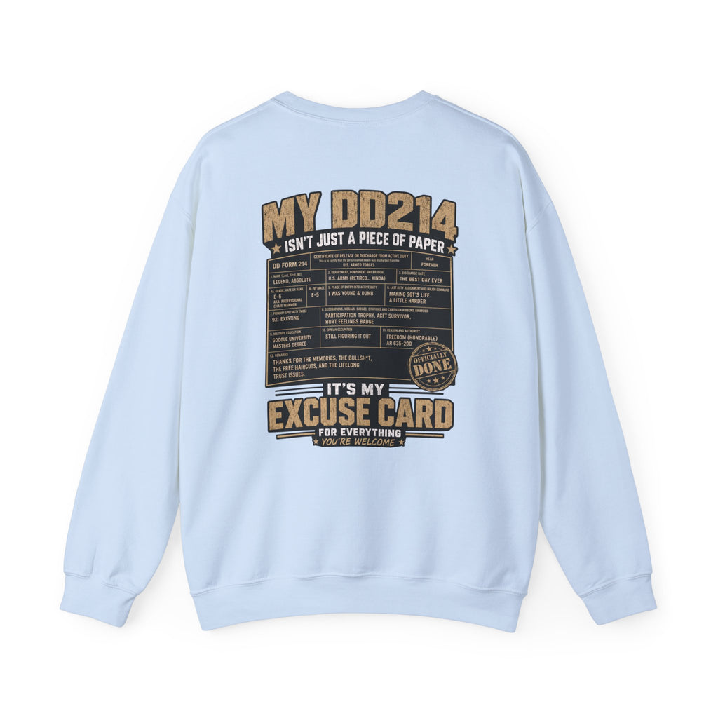 Unisex DD214 Crewneck Sweatshirt