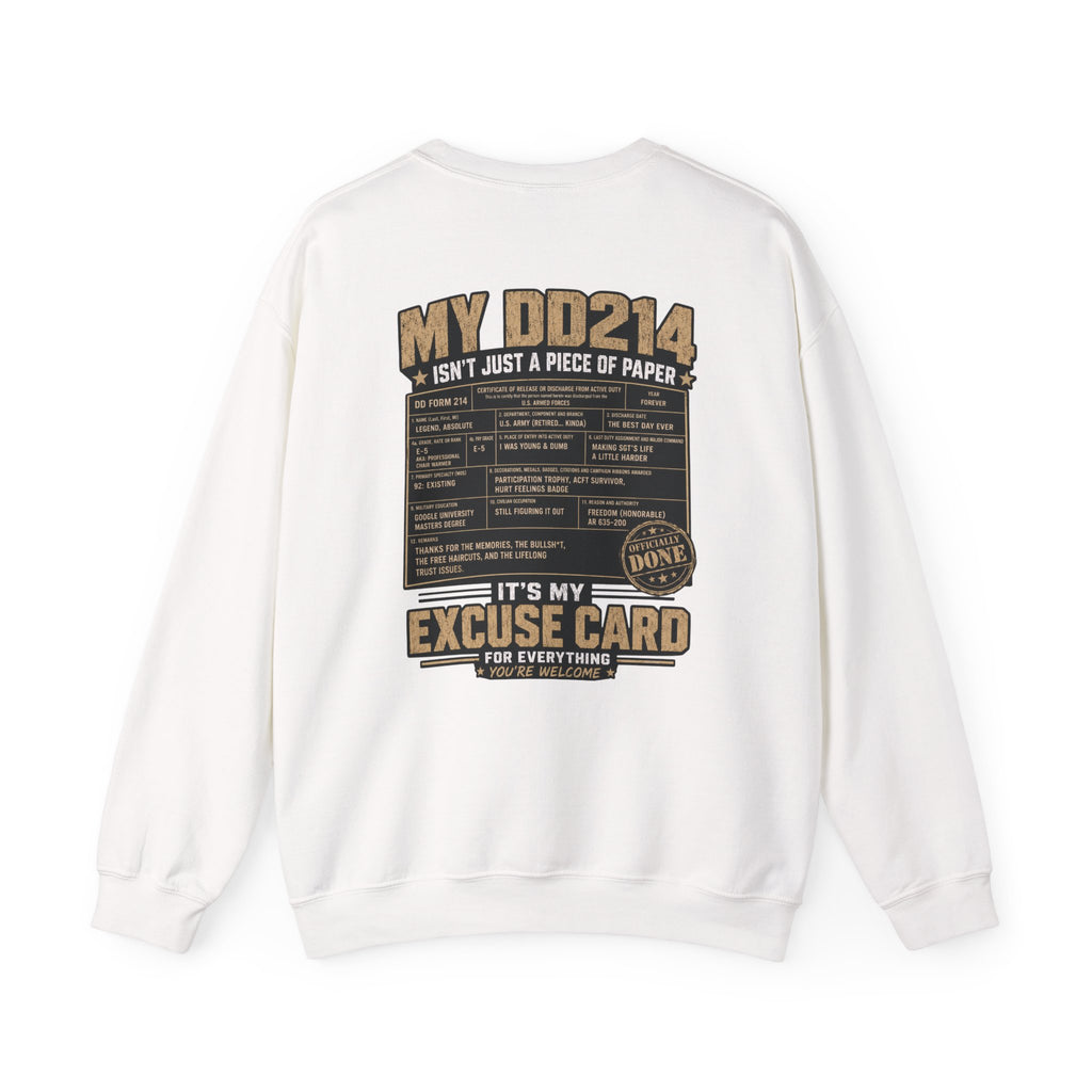 Unisex DD214 Crewneck Sweatshirt
