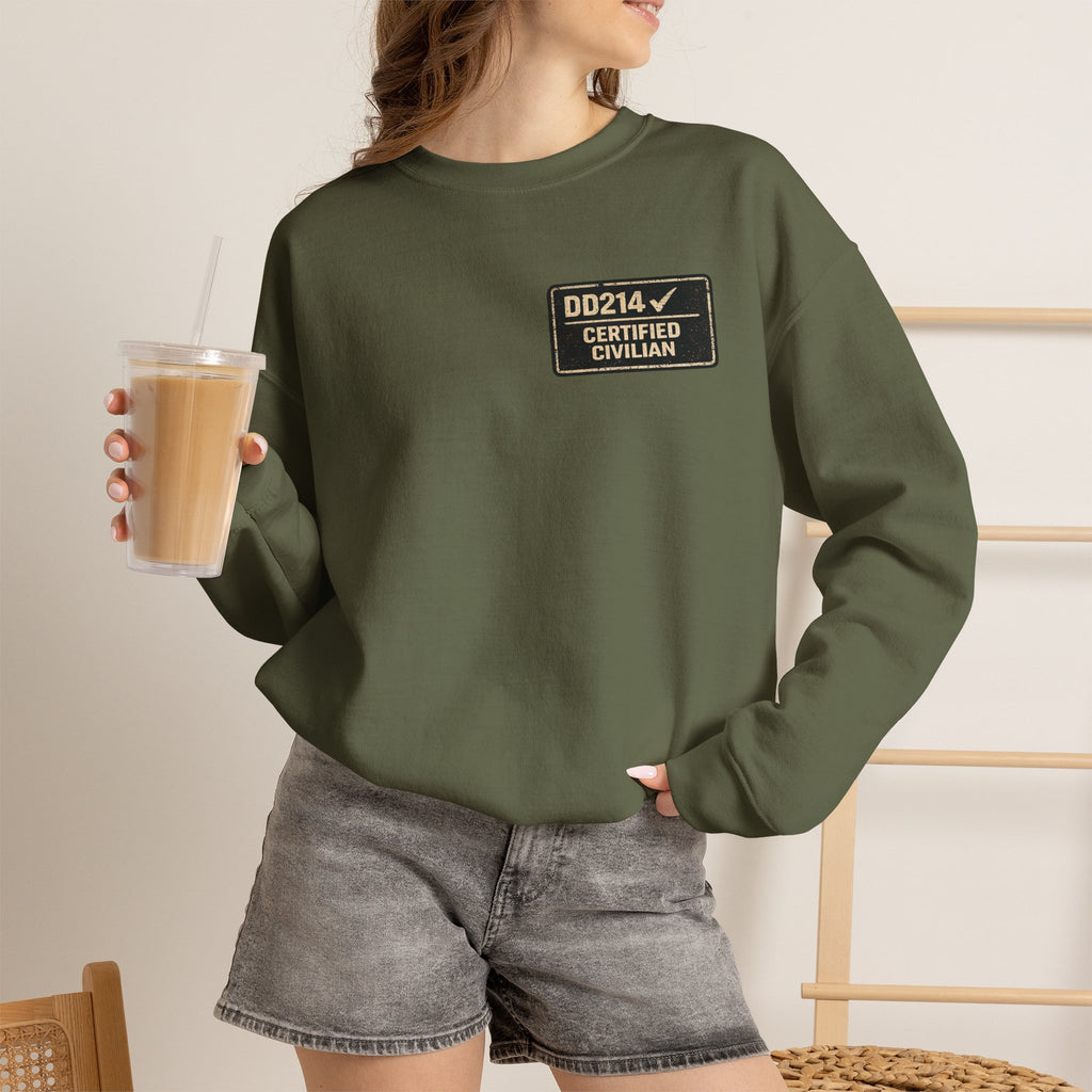 Unisex DD214 Crewneck Sweatshirt