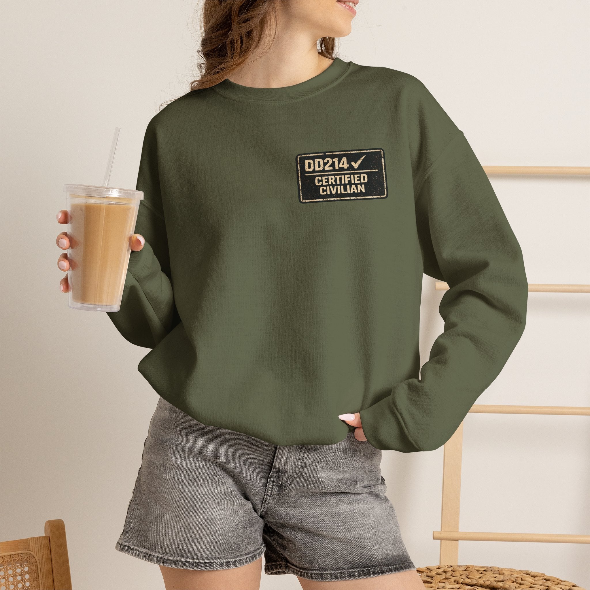 Unisex DD214 Crewneck Sweatshirt