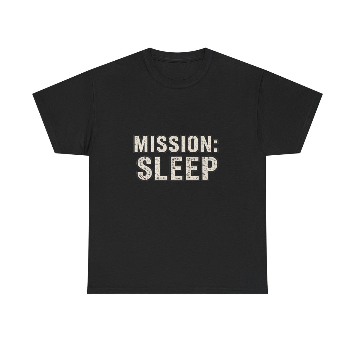 SLEEPWEAR COLLECTION :Unisex ( MISSION SLEEP) Heavy Cotton Tee