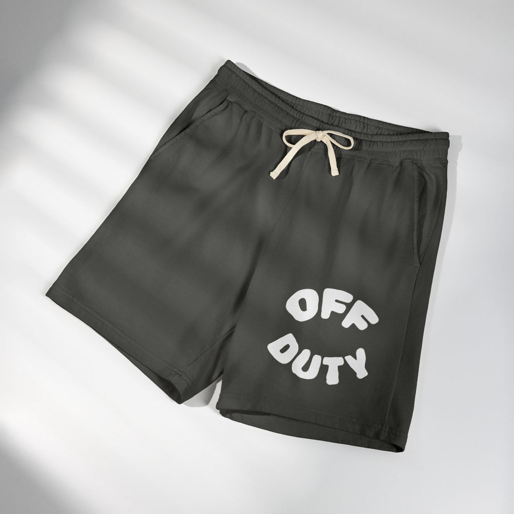 Unisex (OFF DUTY) Lightweight Fleece Sweat Shorts