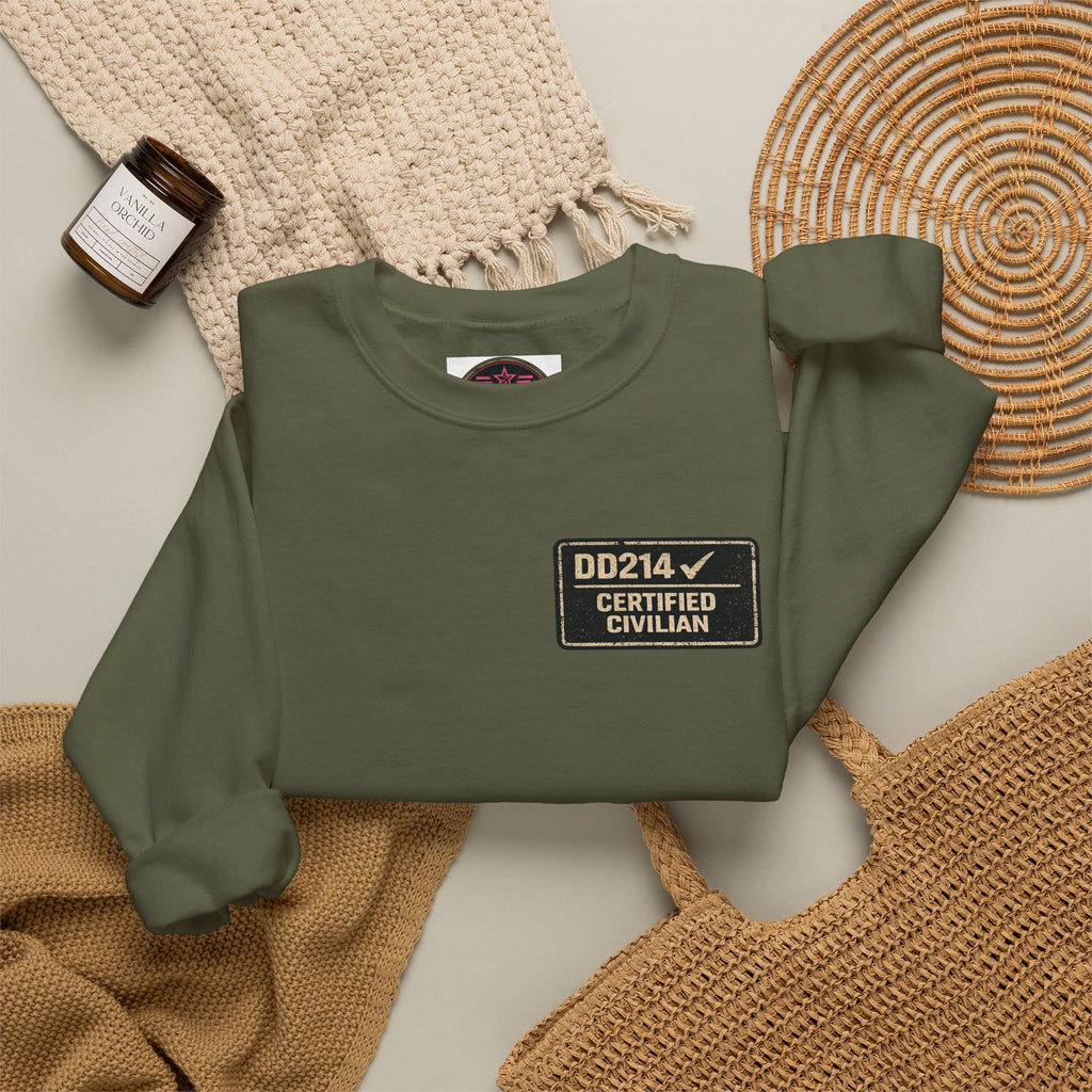Unisex DD214 Crewneck Sweatshirt