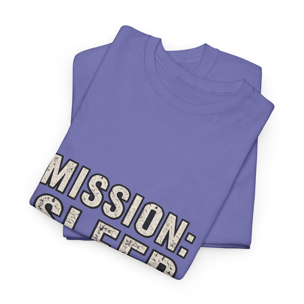 SLEEPWEAR COLLECTION :Unisex ( MISSION SLEEP) Heavy Cotton Tee