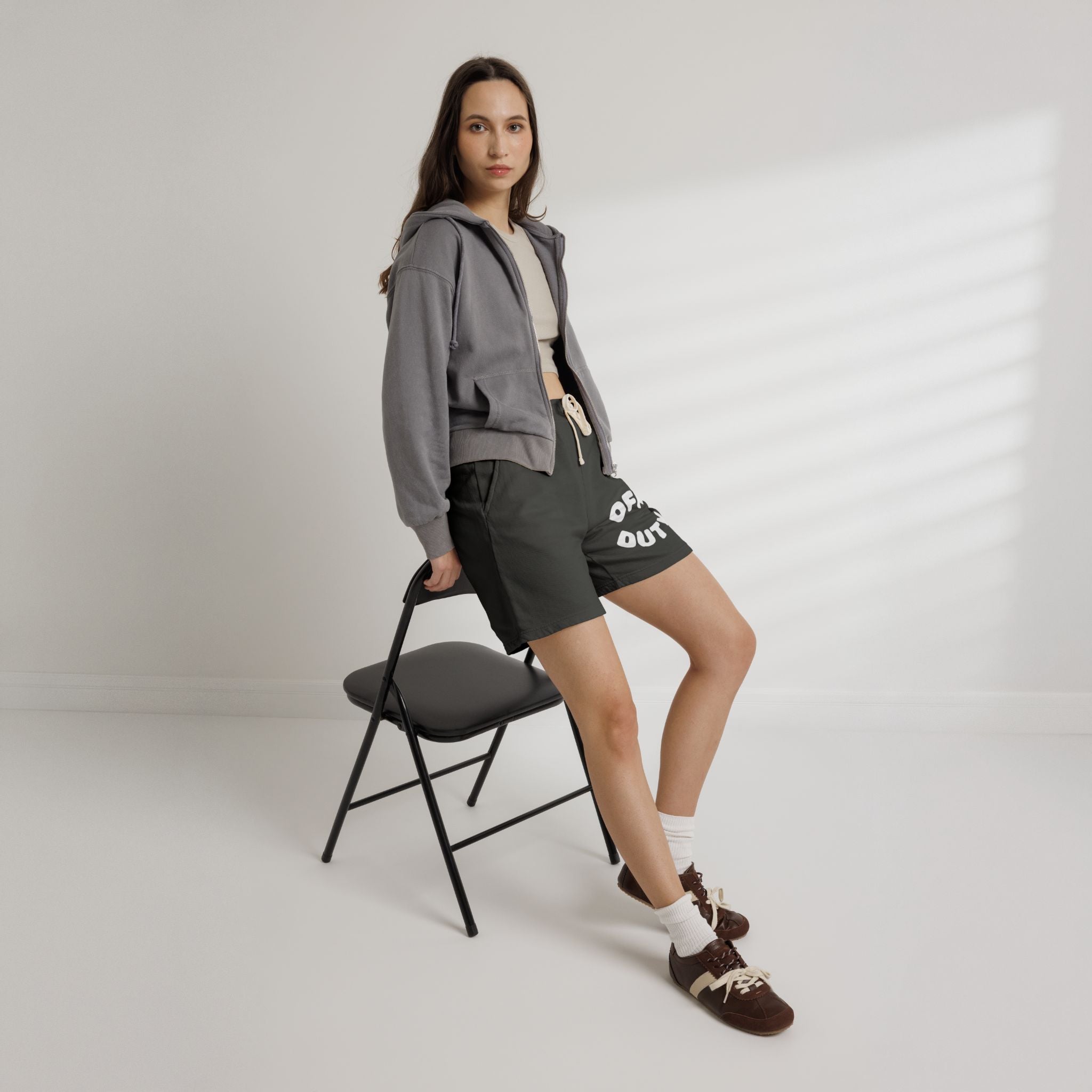 Unisex (OFF DUTY) Lightweight Fleece Sweat Shorts