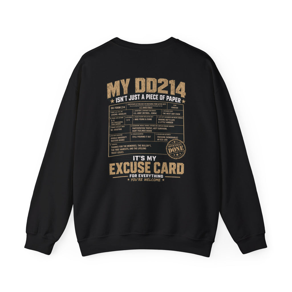 Unisex DD214 Crewneck Sweatshirt