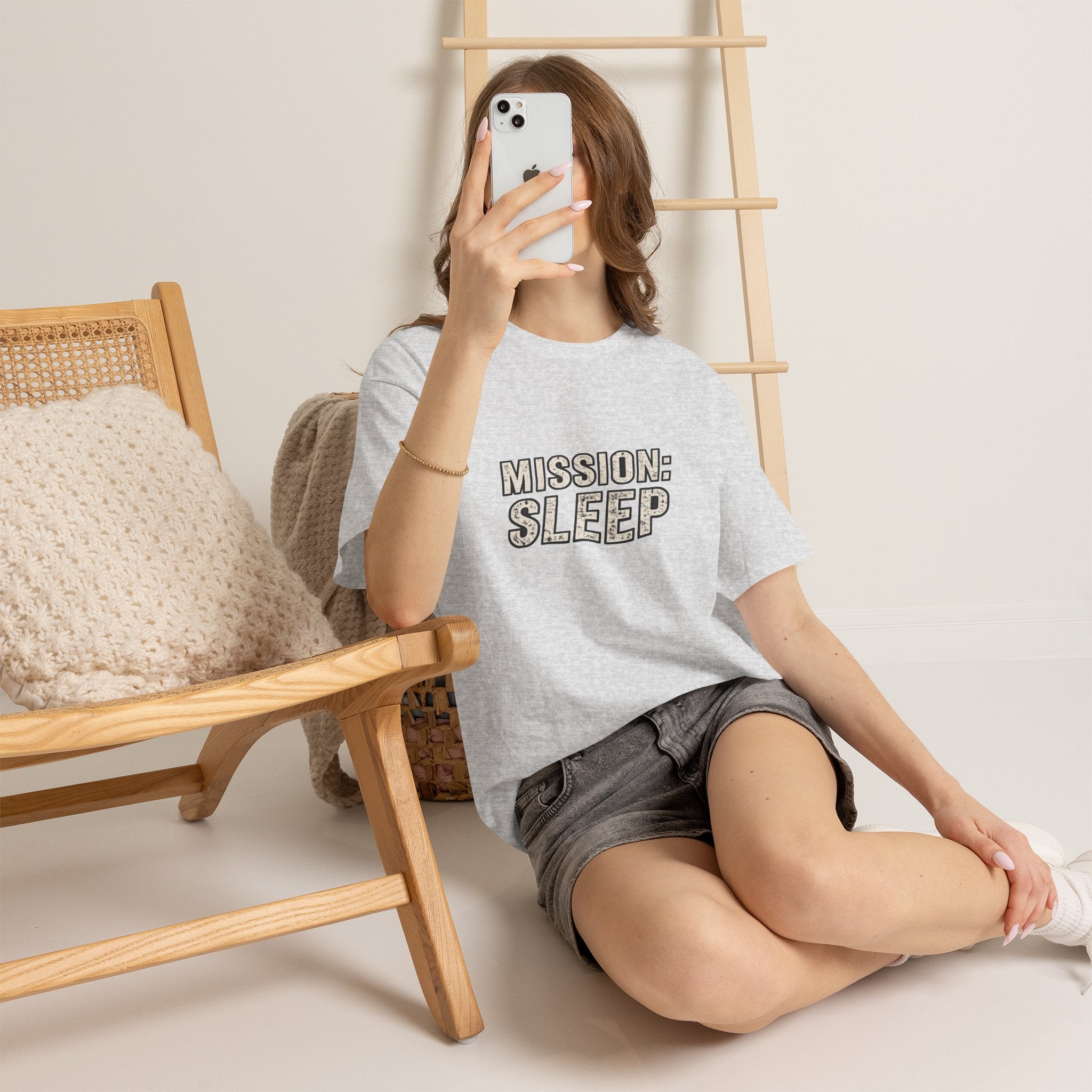 SLEEPWEAR COLLECTION :Unisex ( MISSION SLEEP) Heavy Cotton Tee