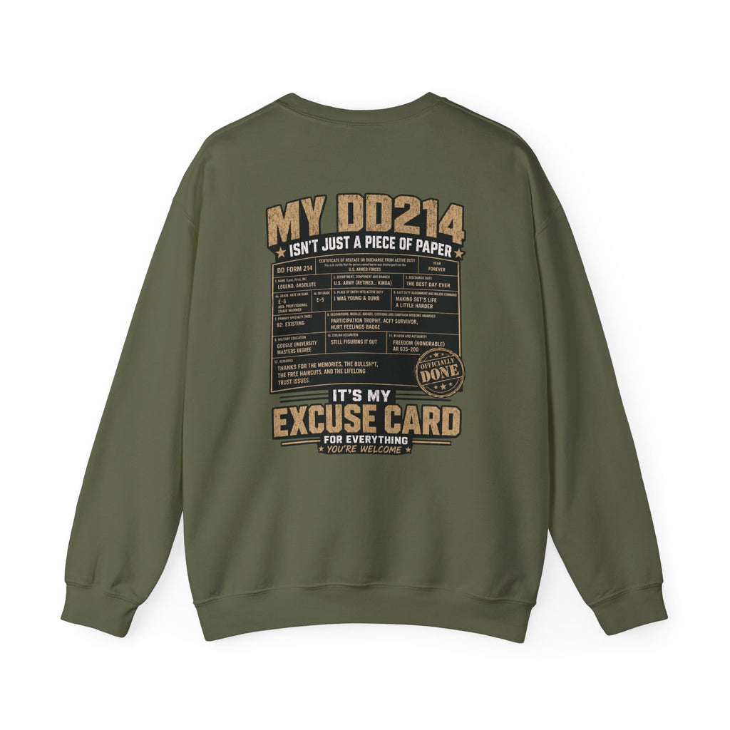 Unisex DD214 Crewneck Sweatshirt