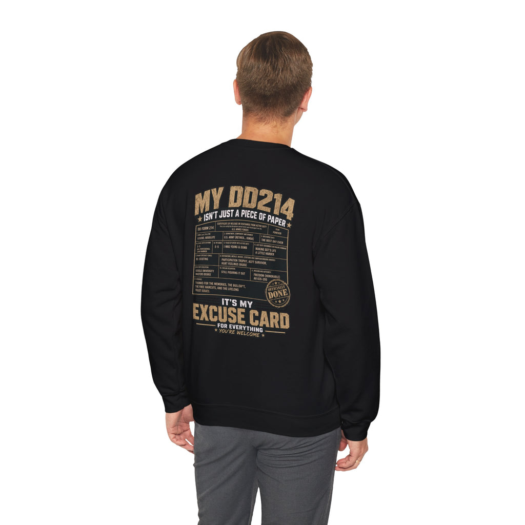 Unisex DD214 Crewneck Sweatshirt