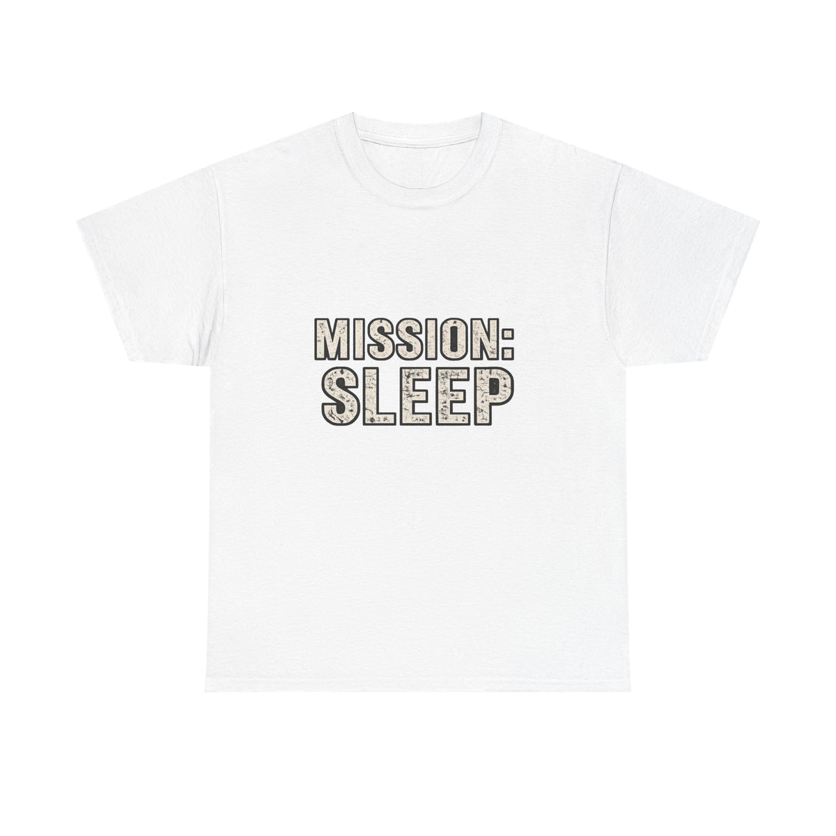 SLEEPWEAR COLLECTION :Unisex ( MISSION SLEEP) Heavy Cotton Tee