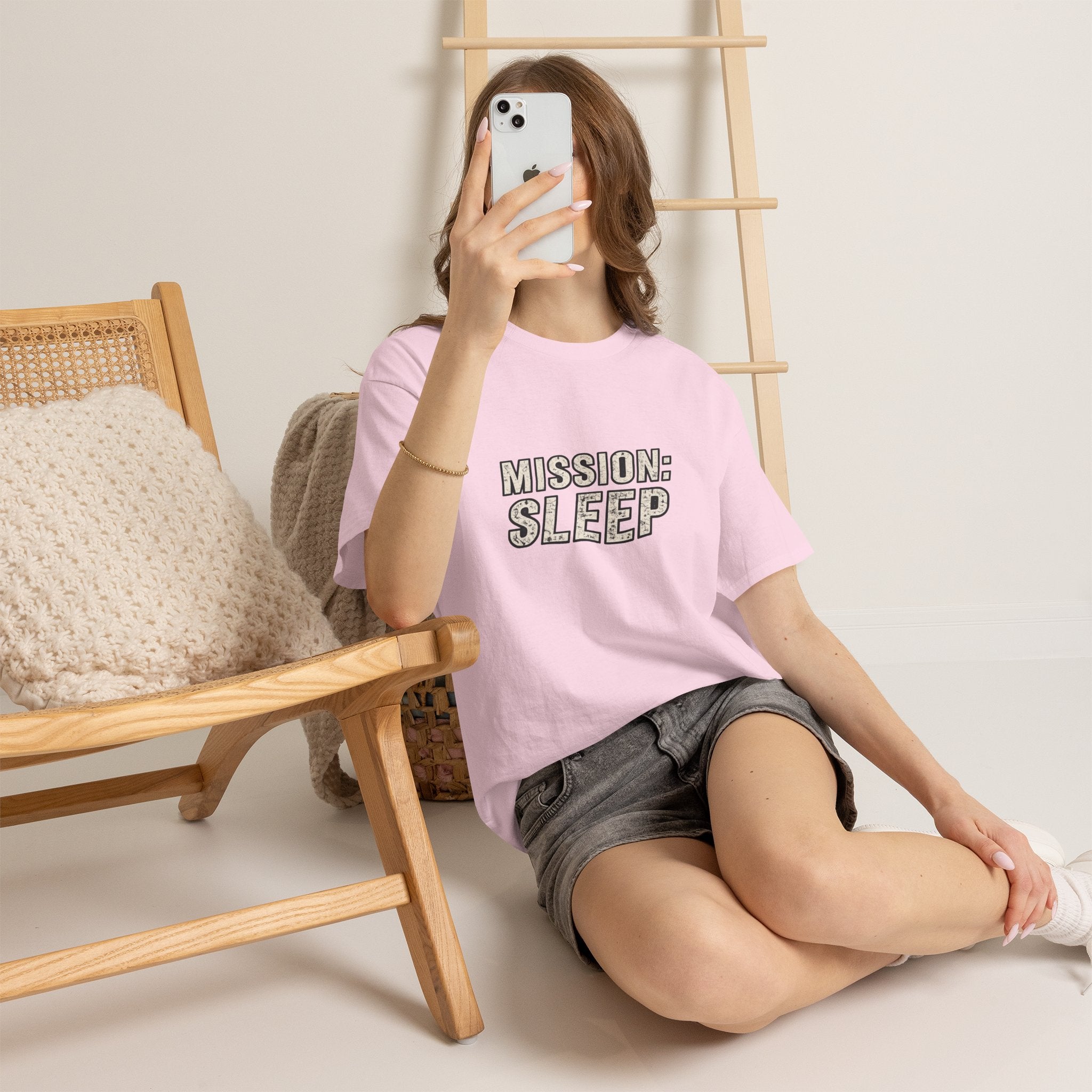 SLEEPWEAR COLLECTION :Unisex ( MISSION SLEEP) Heavy Cotton Tee