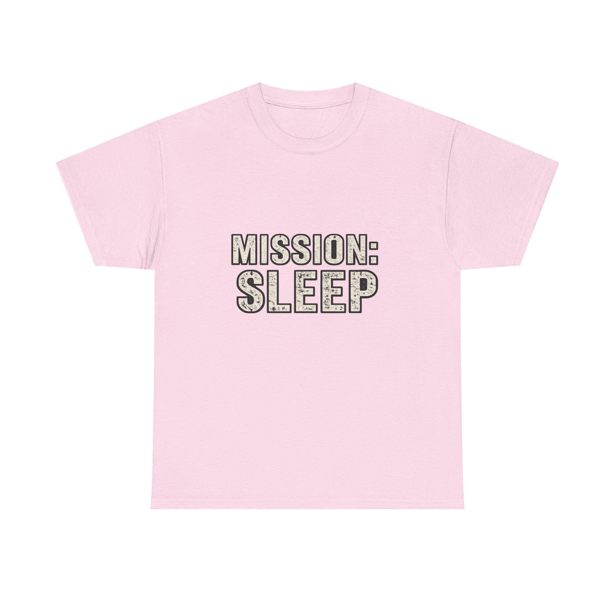 SLEEPWEAR COLLECTION :Unisex ( MISSION SLEEP) Heavy Cotton Tee